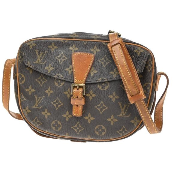 LOUIS VUITTON Jeune Fille MM Shoulder Bag Monogram Leather Brown M51226 37EF535 - Picture 1 of 16